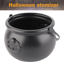 Halloween Hexenkessel mit 12 farbwechselnden LEDs, 20x20x15cm Outdoor-Dekoration