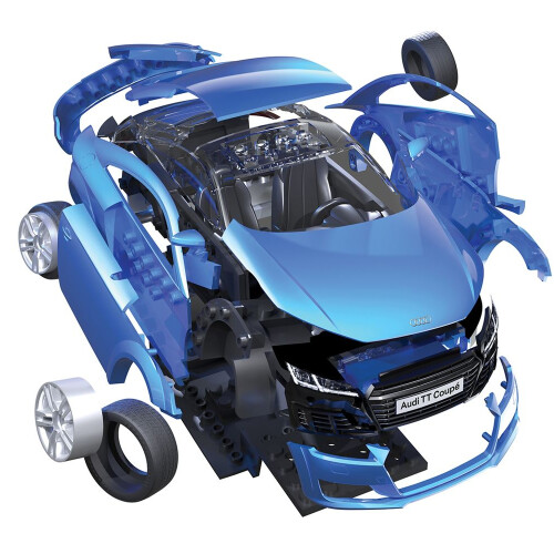 Airfix Airfix J6054 QUICKBUILD Audi TT Coupe - Blue Model Kit 1