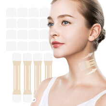 Neck Lift Tape Invisible 20Pcs with 4 Bands for Instant Face and Neck Firming Waterproof Reusable