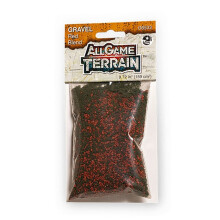 All Game Terrain 6533 Red Blend Gravel Wargaming Miniature Base & Diorama