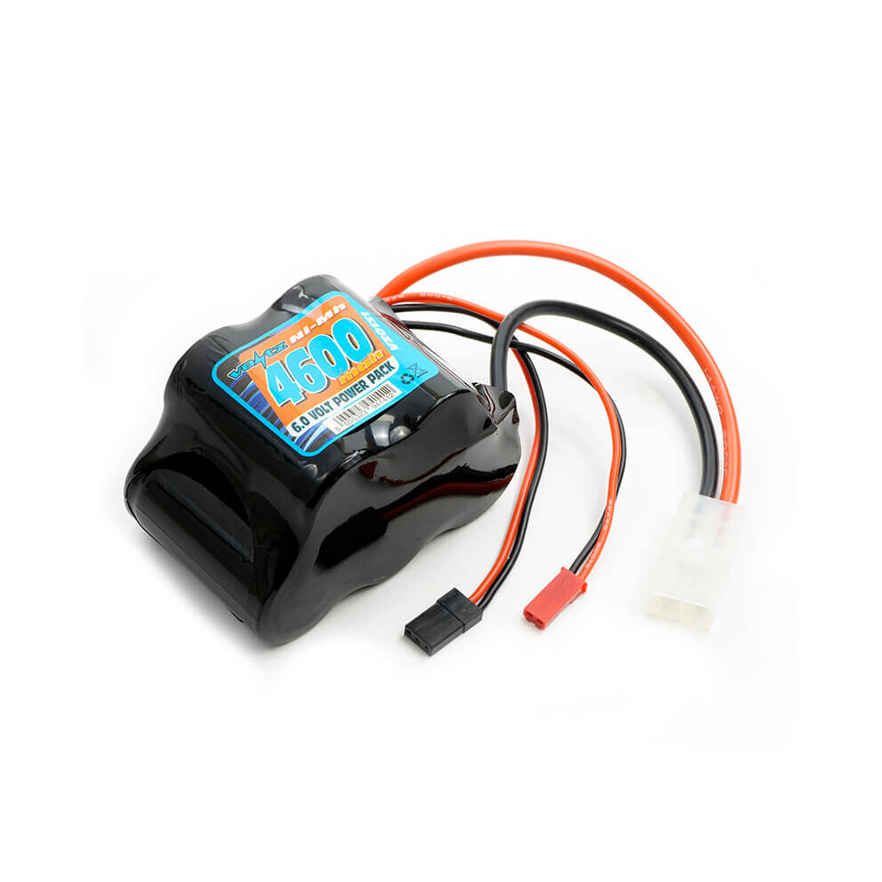 Voltz 4600Mah 6.0V Nimh Rx Sub-C 1:5 Hump Battery Pack W/Bec/Jr Plug 5055323941412