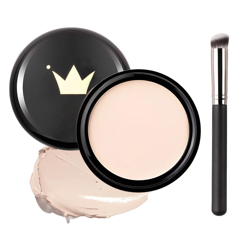 Dark Full Coverage Concealer With Brightening Waterproof Hydrating Formula For Circles And Mature Skin