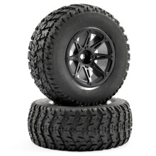 Fastrax 1:10 Sc Wave Mounted 8-Spoke Wheels (12mm) FAST0058B