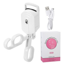 Heated Eyelash Curler with Long Lasting Curl, Skin Friendly Electric Lash Curler Featuring3Heating Modes and Quick Heating Function, USB