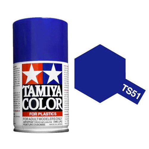 TAMIYA TS-51 Racing Blue 100ml Plastic Model Kit Spray Paint 85051