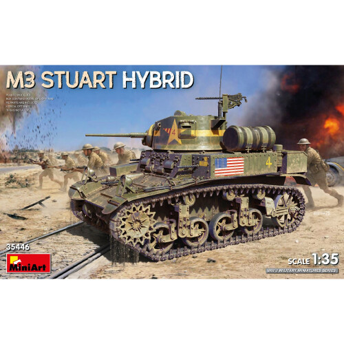 Miniart 35446 M3 Stuart Hybrid 1:35 Model Kit