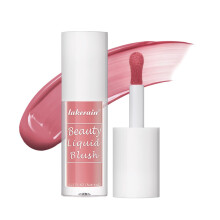 Liquid Blush with Shimmer Glow, Long Lasting Buildable Coral Cream Blush for Natural Cheeks 04