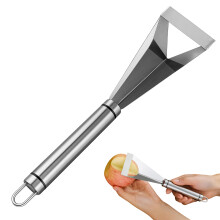 Stainless Steel Fruit Carving Knife Vegetable Cutter with Triangular Blade for Pumpkin and Platter Decoration