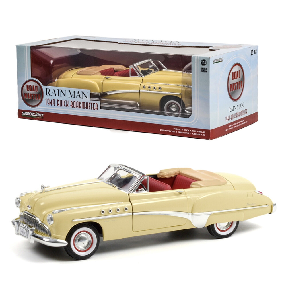 Photos - Toy Car Greenlight 13616 Rain Man: Charlie Babbitts 49 Buick Roadmaster 1:18 Diecast Car