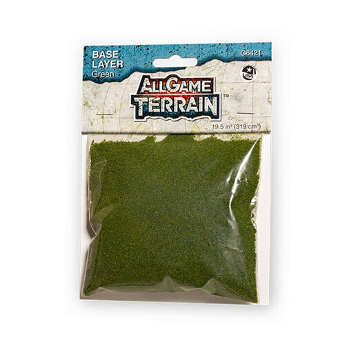 All Game Terrain 6421 Green Base Layer Wargaming Miniature Base & Diorama