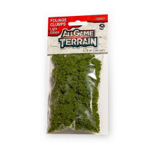 All Game Terrain 6461 Light Green Foliage Clumps Wargaming Miniature Base etc