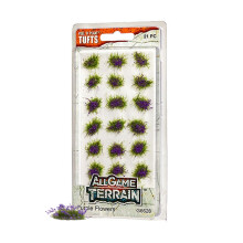 All Game Terrain 6628 Purple Flower Tufts Wargaming Miniature Base & Diorama