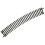 Hornby HORNBY Track Single 1x R608 3rd Radius Curve 1