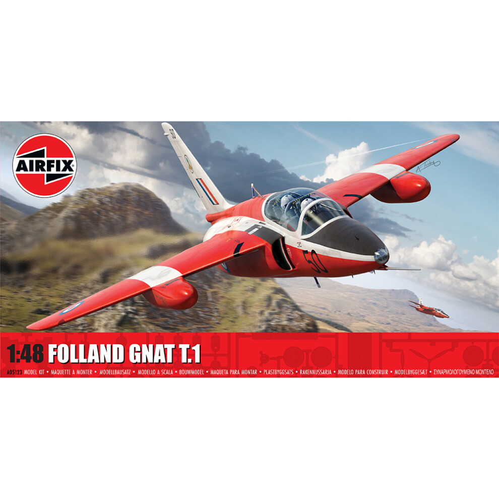 Airfix A05123 Folland Gnat T.1 1:48 Model Kit Light