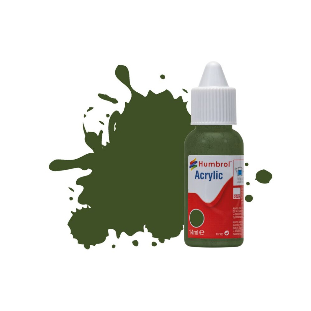 Humbrol DB0242 Acrylic Paint 242 RLM 71 Dunkelgrun Matt 14ml Dropper Bottle - Image 7