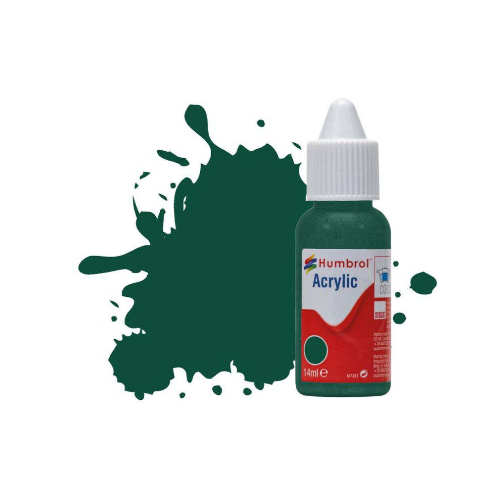 Humbrol Dark Green Matt Acrylic Paint Dropper (149) : 14Ml - Image 8
