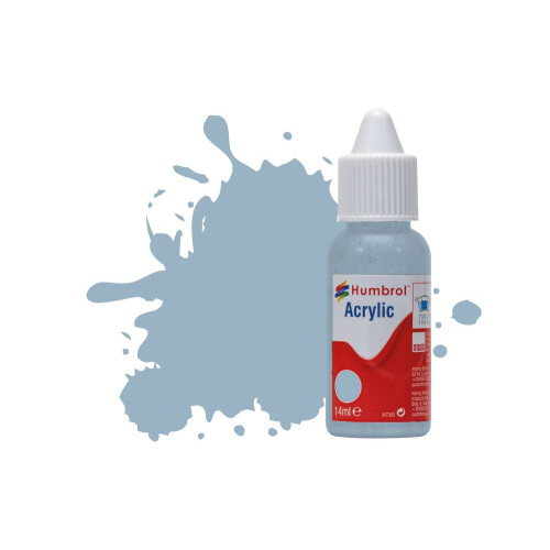 Humbrol Humbrol No.128 US Compass Grey Acrylic Paint 14ml DB0128