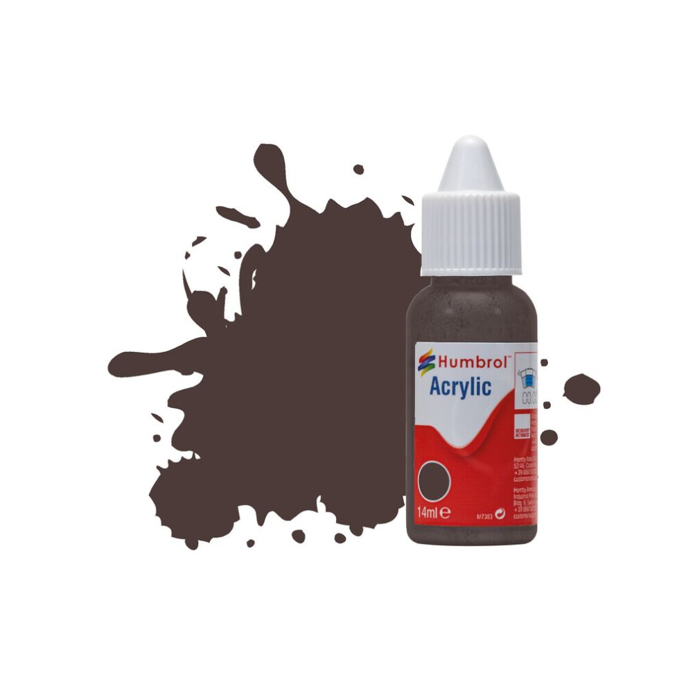 Humbrol Acrylic Paint No 173 Track Colour Matt 14ml Fast Dry Model Making DB0173 - Image 6