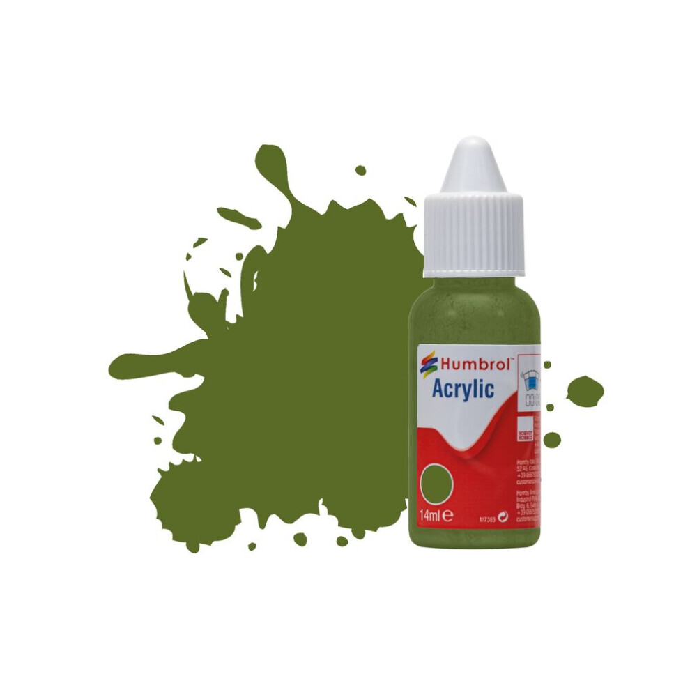 Humbrol 88 Deck Green Matt Acrylic Paint Dropper : 14Ml - Image 8