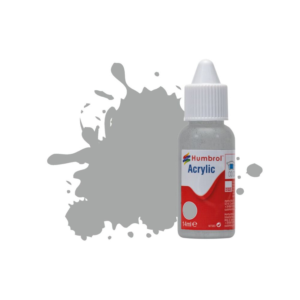 Humbrol No.129 Us Gull Grey Acrylic Paint 14Ml Db0129