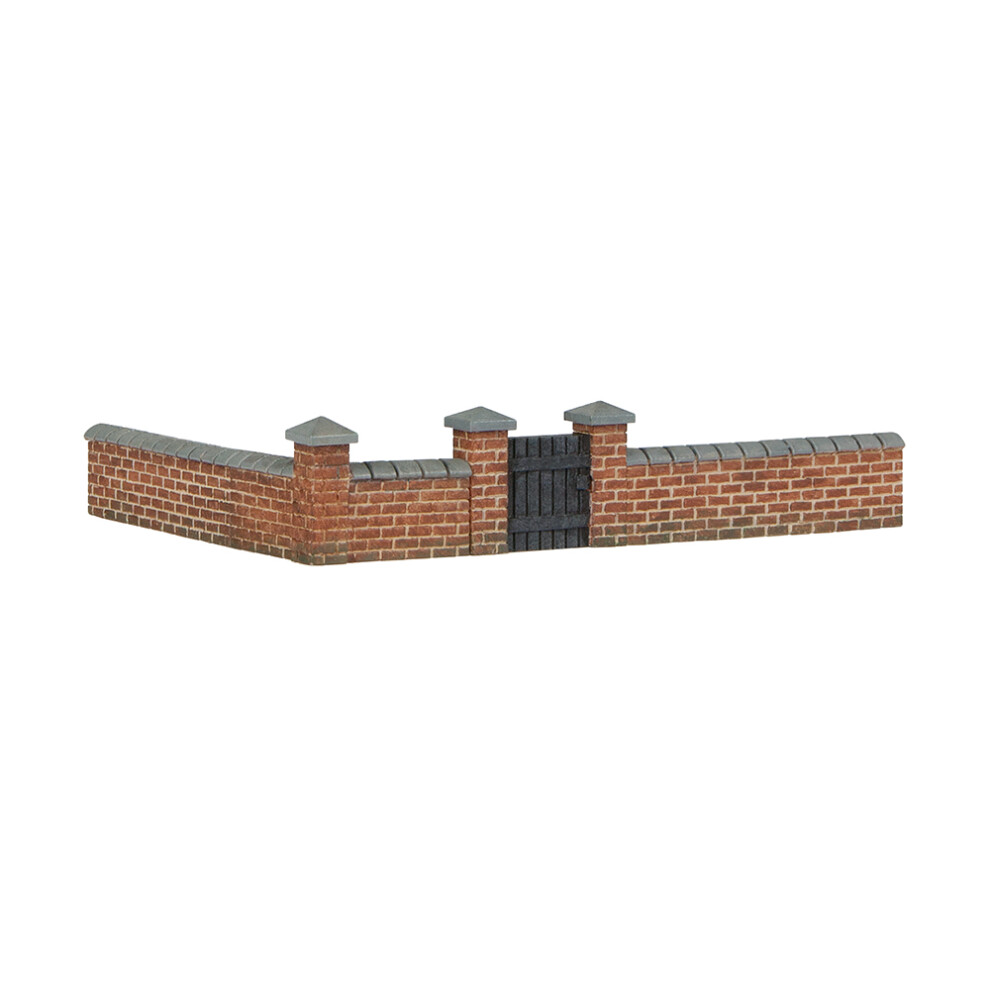 Hornby R7354 Front and Left Hand Victorian Terrace House Garden Wall OO Gauge - Image 7