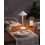 Beliani Wireless LED Table Lamp FRANCOLI with Dimmer Metal White 2