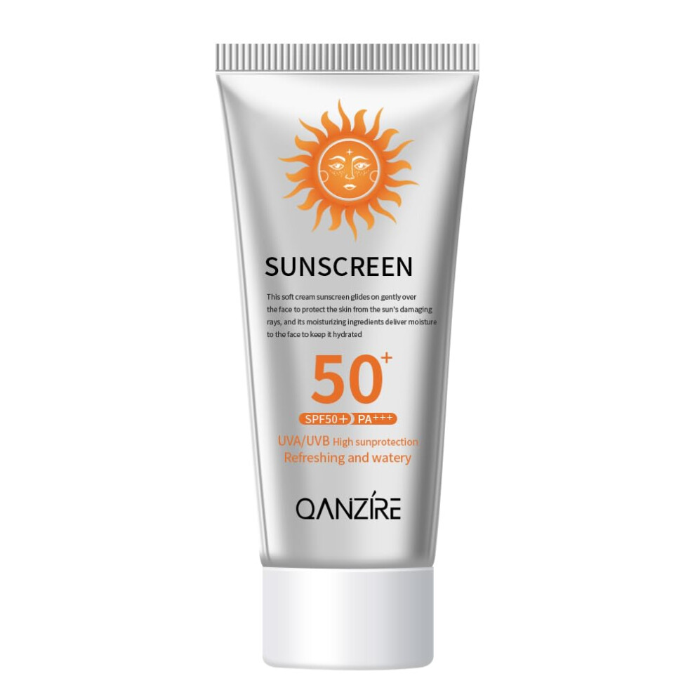 Sport Face Sunscreen SPF 50, Broad Spectrum Water Resistant Oil  Lotion for Outdoor Activities 1.76oz