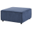 Beliani Ottoman ARDAL Corduroy Dark Blue 5
