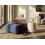 Beliani Ottoman ARDAL Corduroy Dark Blue 2