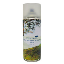 WWScenics Tree & Bushes Foliage Spray 400ml can Model Rail Scenics GL-011