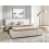 Beliani Waterbed Fabric LINARDS 160 x 200 cm (EU King Size) Off-White 2