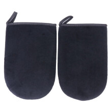 2 Pcs Mini Face Self Tanning Mitt and Lotion Applicator Glove for Even Natural Tan, Reusable