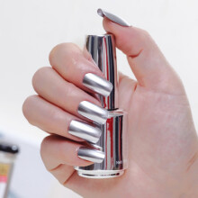 Mirror Nail Polish Set 18ml Chrome Gel Dual Metallic Colors for Nail Art and Precise Line Work