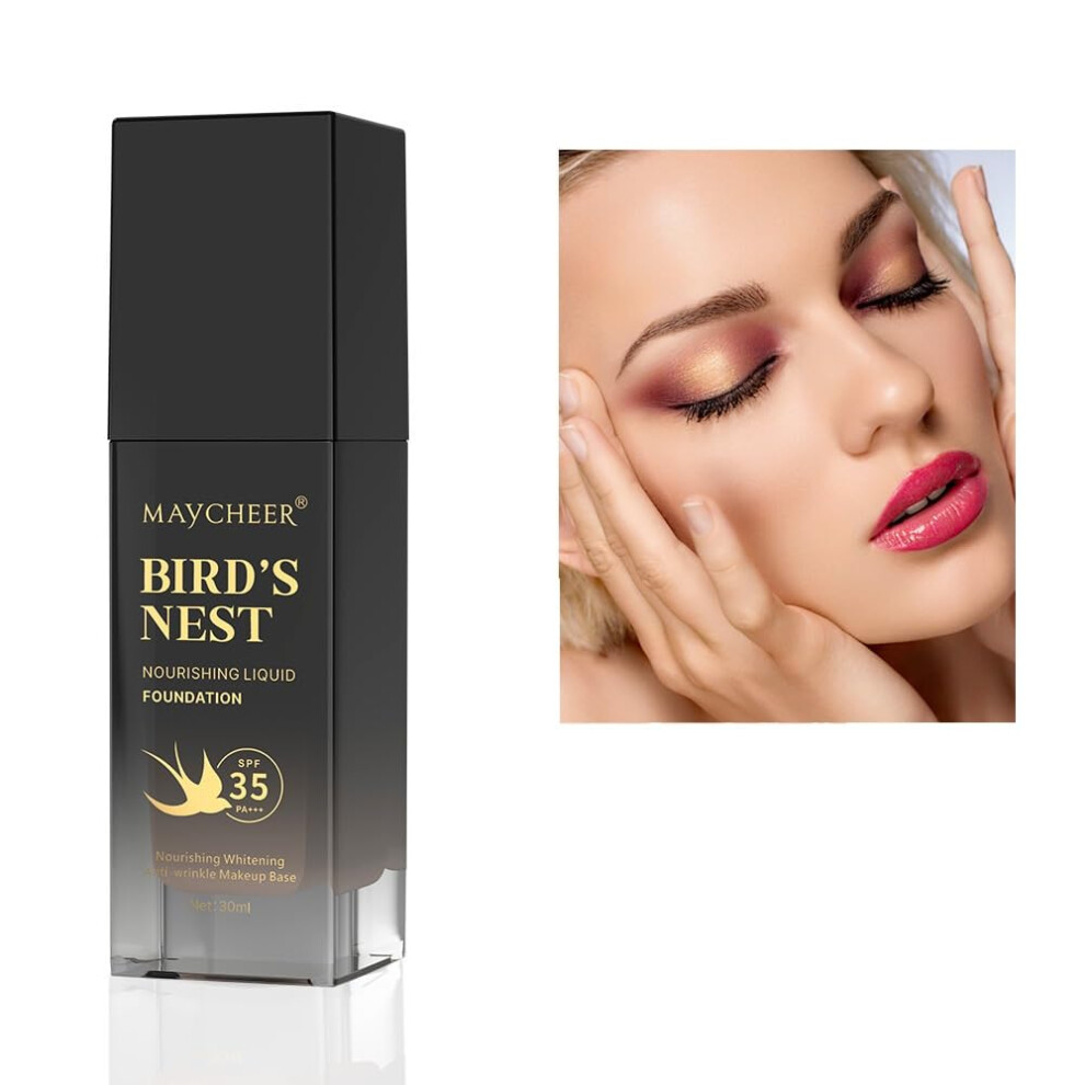 Dark Waterproof Foundation Makeup And Liquid Concealer 03# Complexion Moisturizing Full Coverage