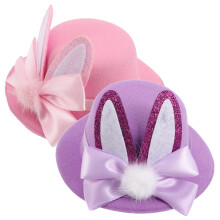 Easter Hat Hair Clips for Girls, Festive Mini Hat Design, Cute Party Hair Accessory, 2pcs
