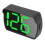 HUD Geschwindigkeitsmesser DC5V USB-C Schwarz+Grün KM/MPH 11