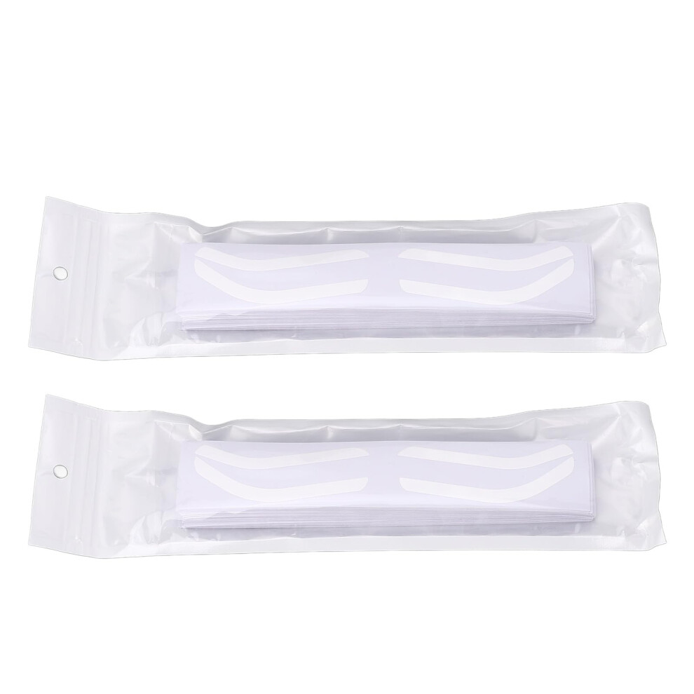 100 Sheet Eyebrow Stencil Stickers, SelfAdhesive Brow Shaping Templates for Precision Mapping