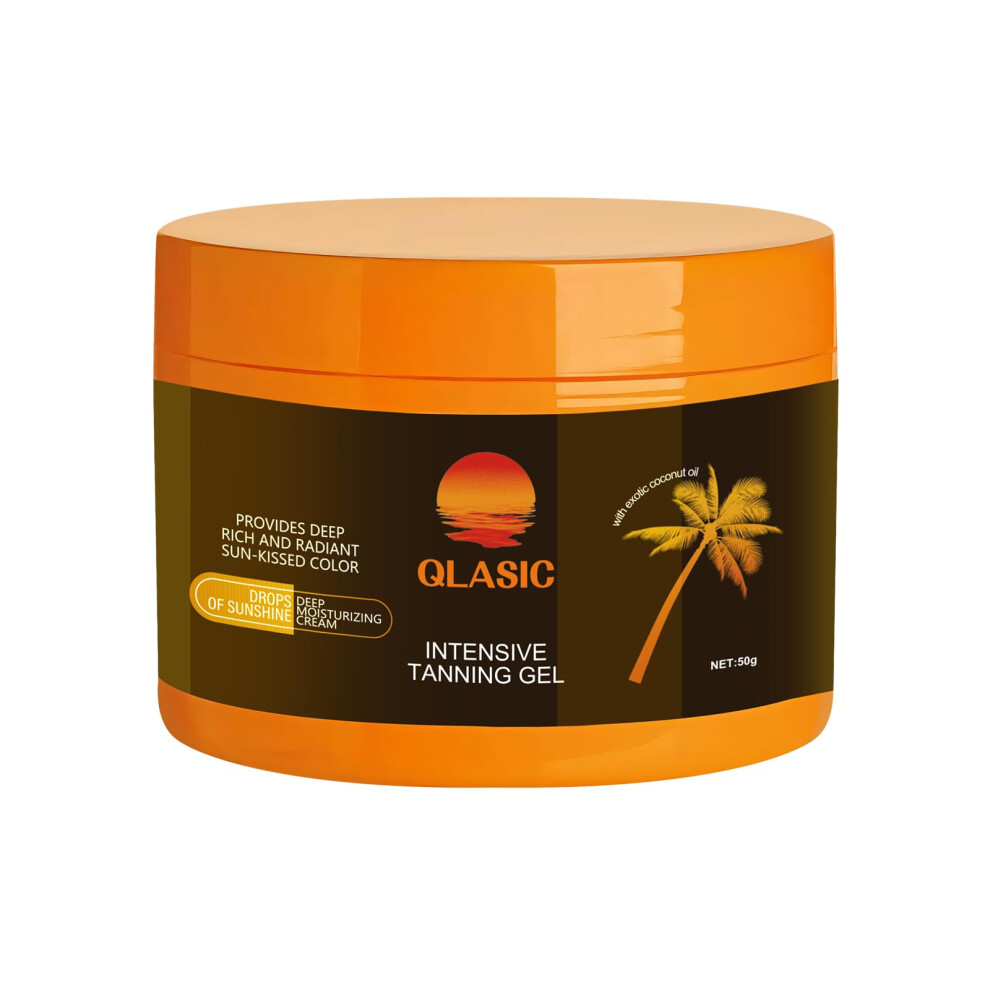 Bronze Intensive Tanning Gel With Cocoa Butter For Fast Even Sunbed And Outdoor Use 50Ml