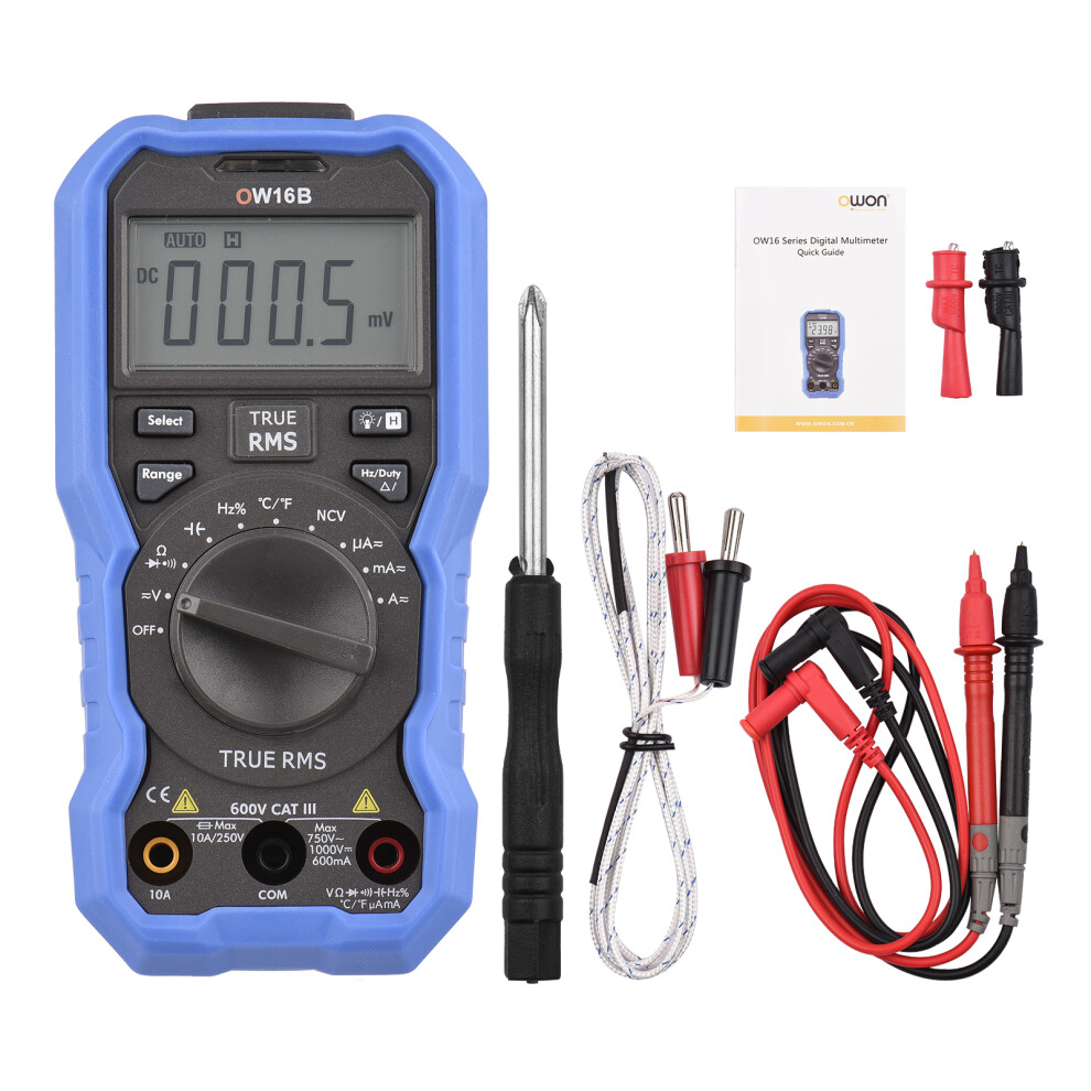 Ow16b Digital Bt Multimeter 5999 Counts, Multi-Measure, 14.5X7.3cm 6911383444333