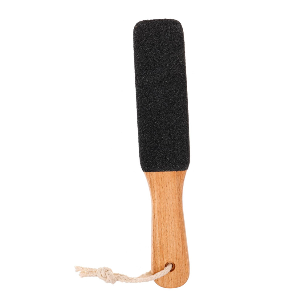 DoubleSided Foot File Pedicure Rasp with Wooden Handle for Callus and Dead Skin Removal