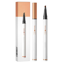 Eyebrow Tattoo Pencil 4 Fork Tip Grey, LongLasting Waterproof Microblading Pen for Natural Hairlike Strokes