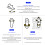 Pedal Cleat Fitting Tool - Polypropylene 3