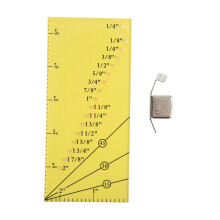 Quilting Supplies Magnetic Seam Guide And Seam Allowance Ruler For Sewing Machine Perforated Gauge Measuring Tool With Trim Line And Pivot Point Easy