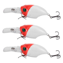 Swimbaits Fishing Lure Set with Realistic Skin and 3D Eyes Multi-Purpose Crankbait for Freshwater Saltwater Bass Salmon Trout
