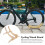 Adjustable Solid Wood Cycling Stand Non Slip Portable Support 7