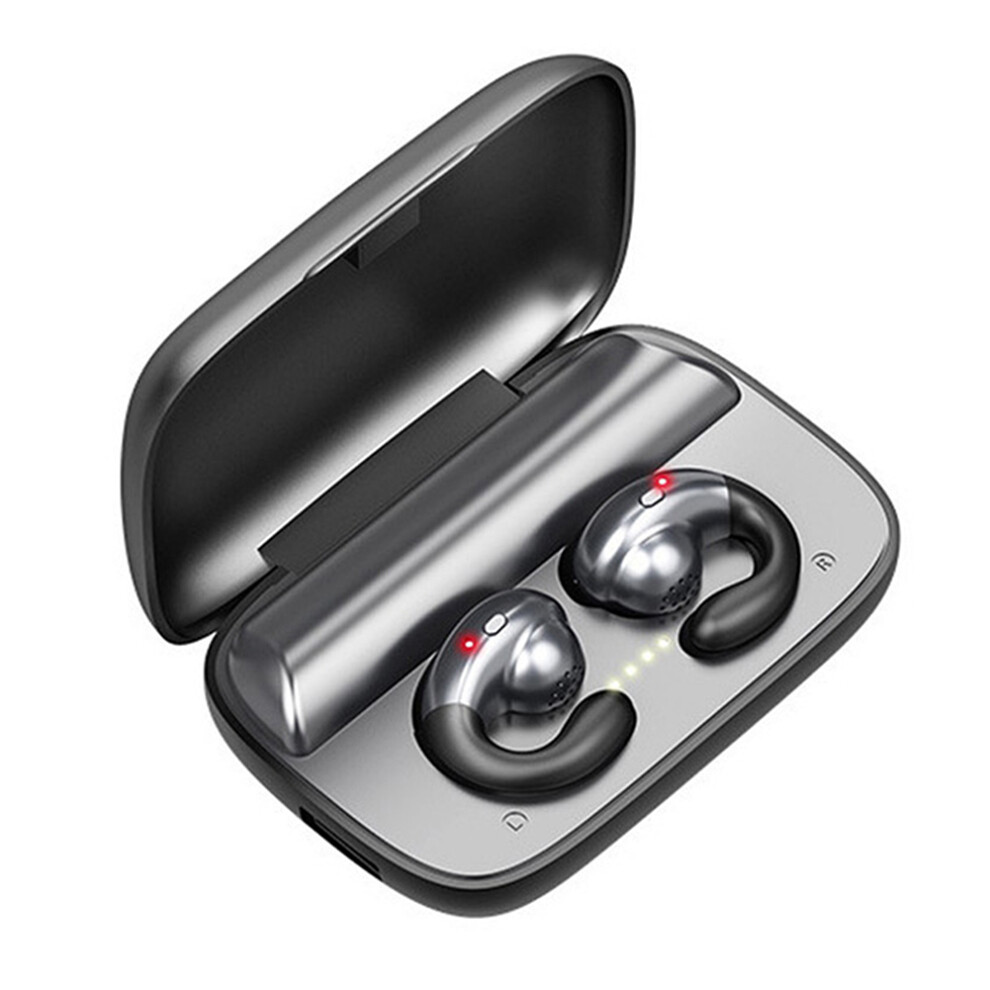 Bluetooth5.0open Ear Earbuds With Bone Conduction Technology, Wireless Headphones For Running Fitness And Entertainment, Led Display Charging Case 9028731804293