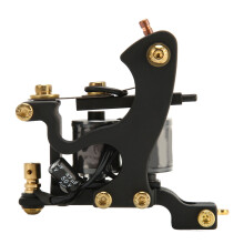 Professional Coil Tattoo Machine Double Voltage Stable Working Speed Accurate Wire Cutting 10 Wraps Design High Elasticity Spring Smooth Lines Easy