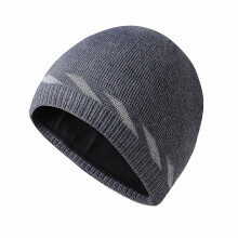 Gorro de lana premium con forro polar, gorro térmico de doble capa para hombres y mujeres, gorro holgado cortavientos, ideal para acampar y para el