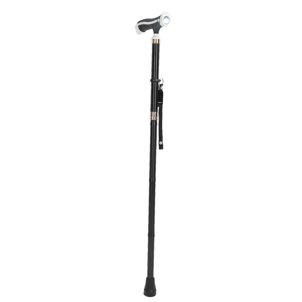 Walking Cane Foldable Adjustable Height Ergonomic Handle Improved Mobility Lightweight And Durable Foldable Canes For Men Women Seniors Elderly