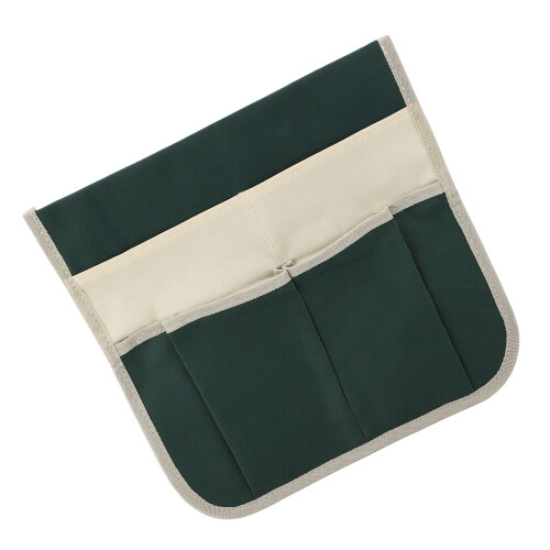 Gardening Bench With Two Large Tool Pouches And Folding Garden Seat Functionality, Keep Tools Organized In Soft Material Organizer Bag 1